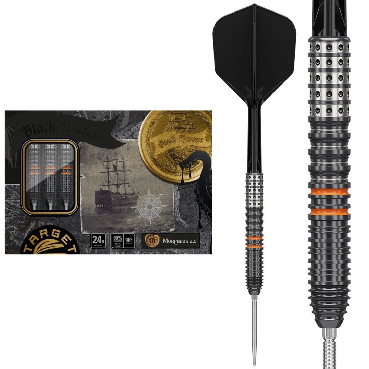 Target Japan Black Marque Morpheus G2 Swiss Point 90% Darts