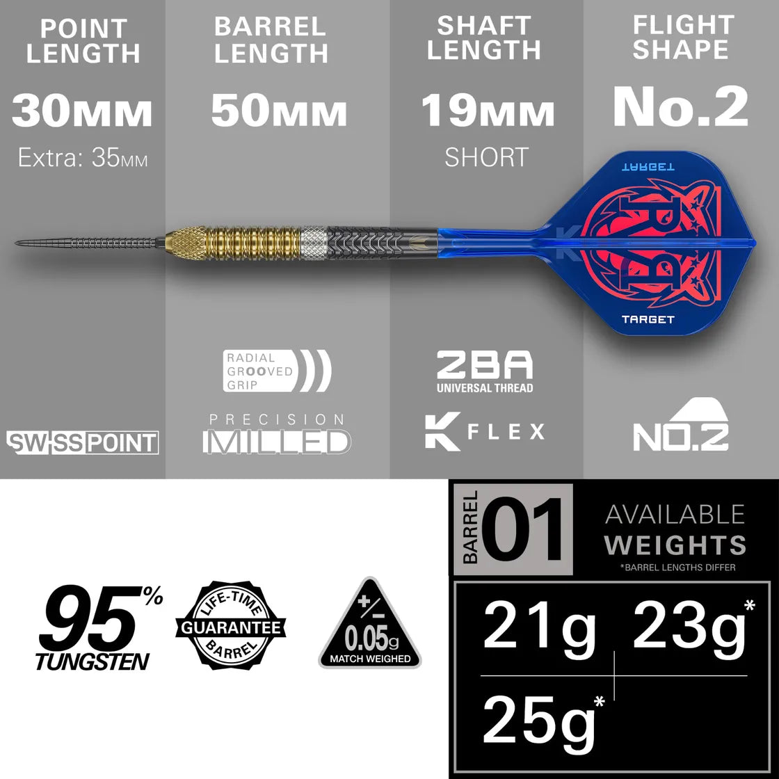 Raymond Van Barneveld 95% Gen 6 23gr