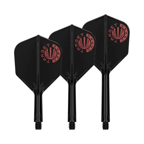 K-Flex NO6 Black Logo Darts Flights